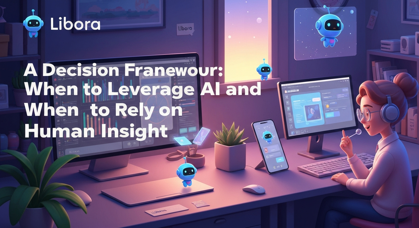 A Decision Framework: When to Leverage AI and When to Rely on Human Insight
