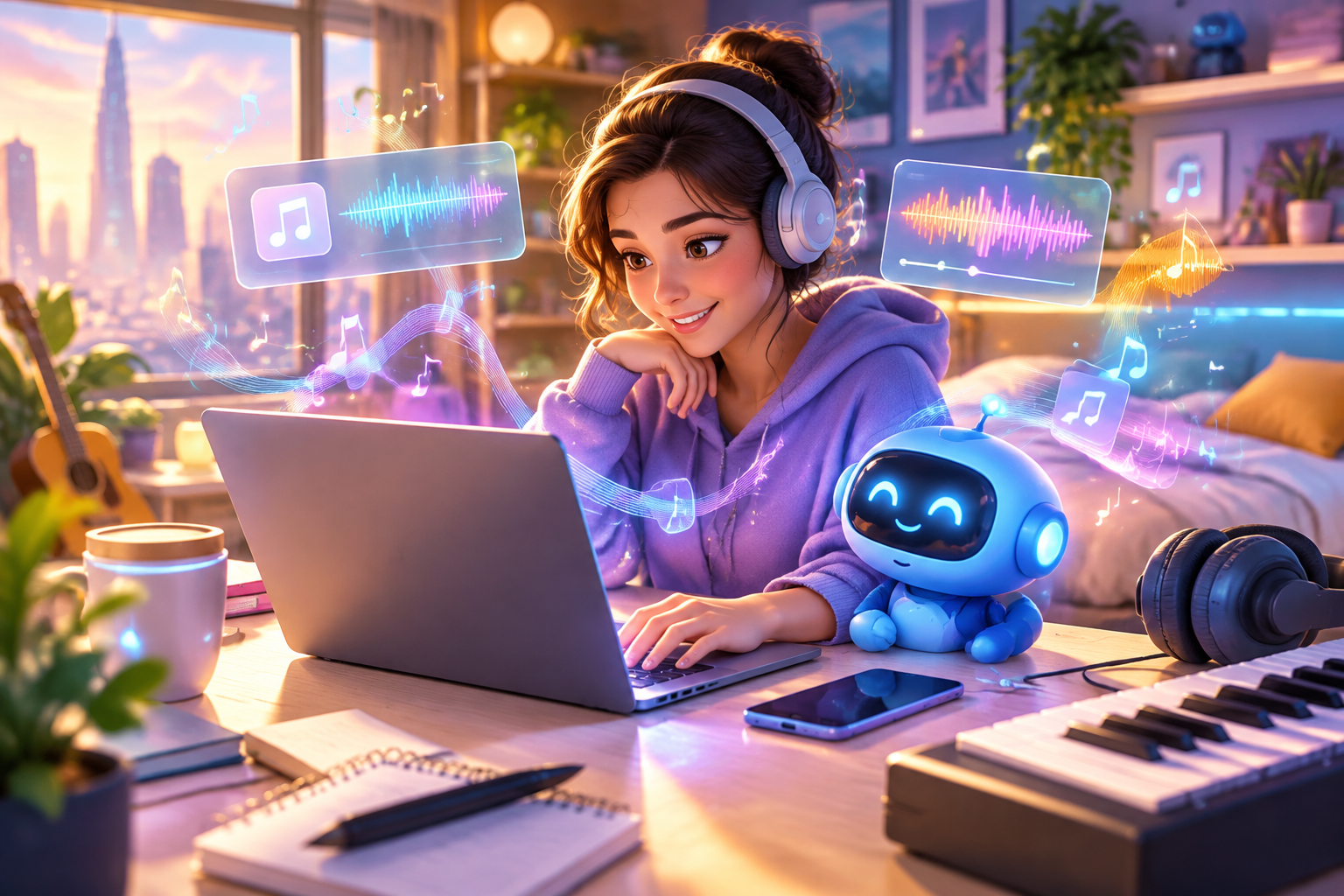 How to Build a Custom Bed Track with an AI Music Generator