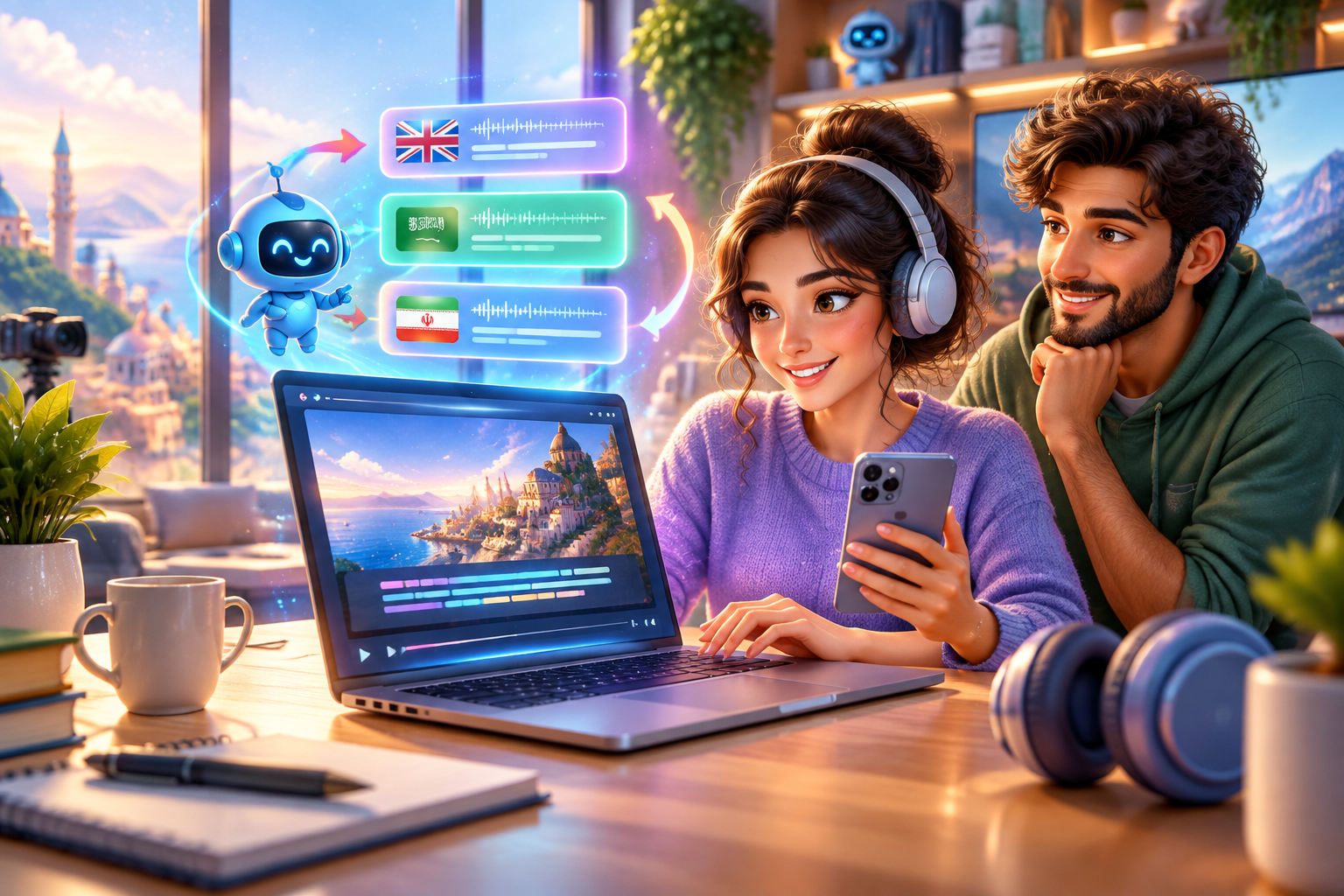 How to Translate Video Subtitles into English, Arabic, and Persian